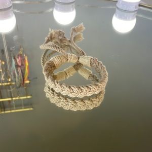 Beachy Rope Bracelet Tan